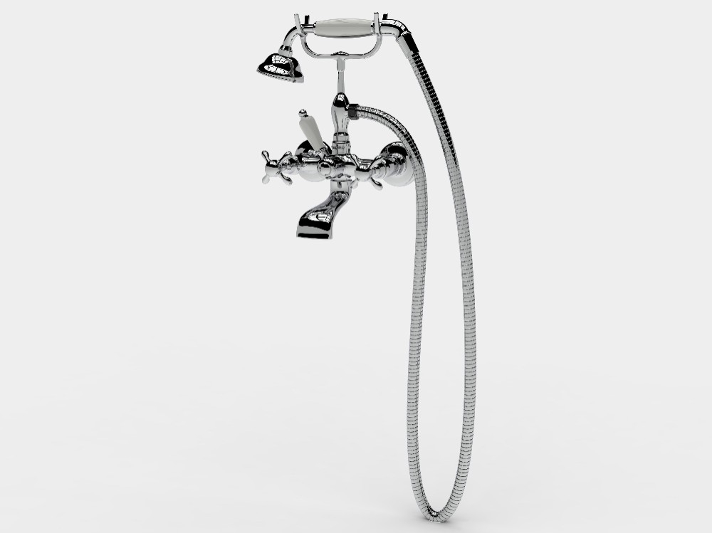 Wall mounted external bathtube