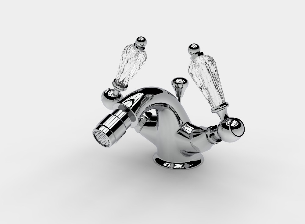 Single hole tap set for bidet