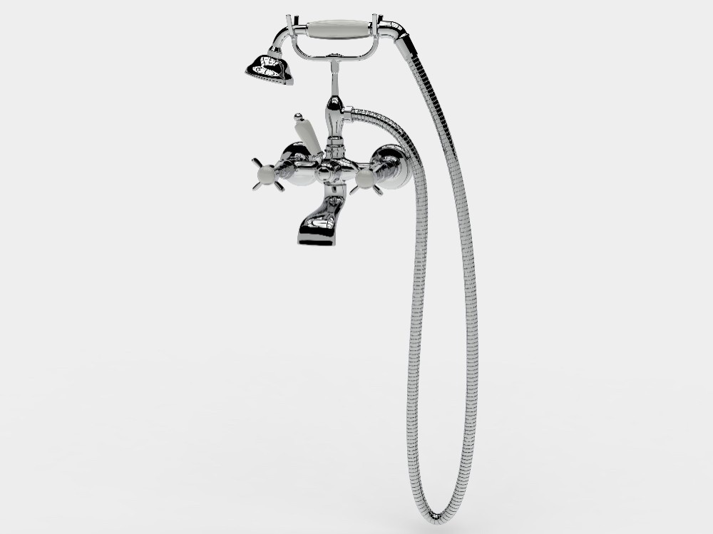  Wall mounted external bathtube set 