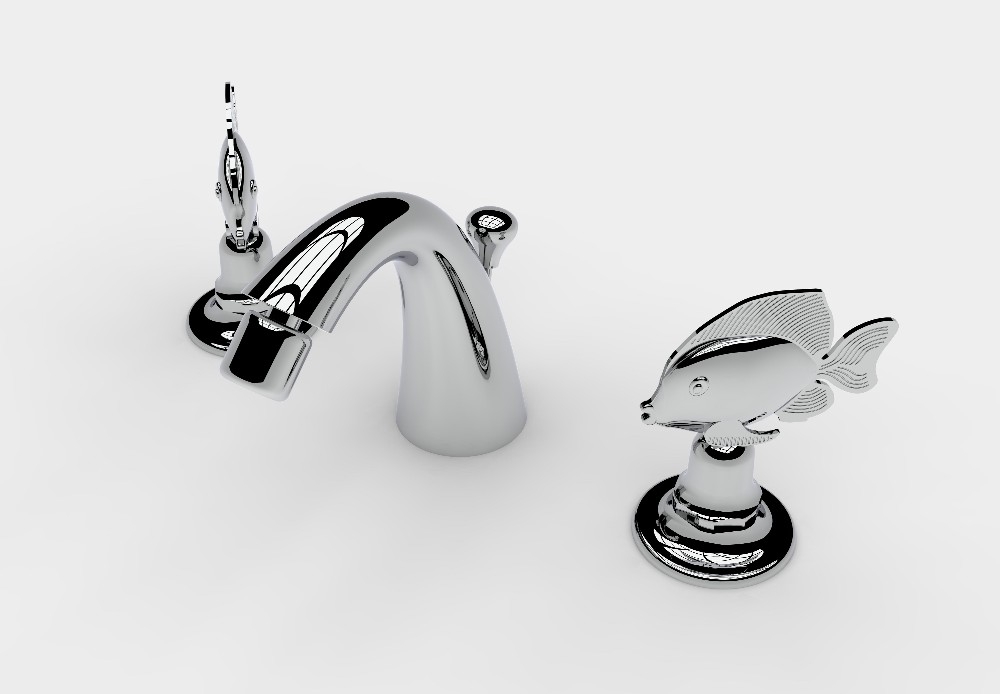 Three hole tap set for bidet